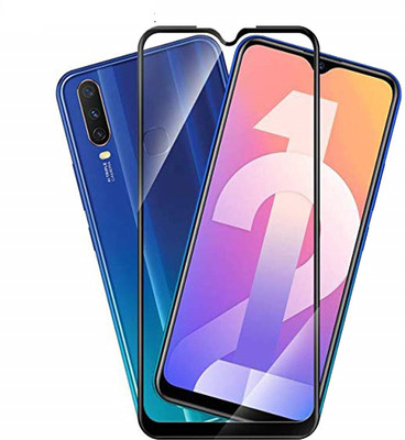 INFINITYWORLD Edge To Edge Tempered Glass for Vivo Y12(Pack of 1)