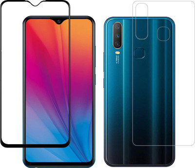 YOGKREETI Front and Back Tempered Glass for Vivo Y17(Pack of 2)