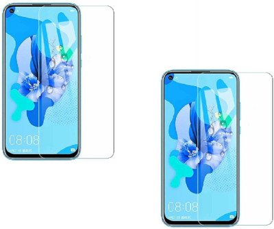 ISAAK Tempered Glass Guard for Huawei P40 Lite, P 40 Lite(Pack of 2)