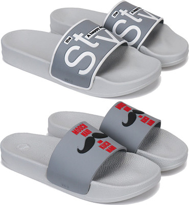 Earton Men Slides(Multicolor , 8)