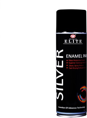 UE Elite Enamel Silver Spray Paint 500 ml(Pack of 1)