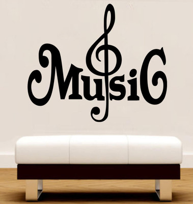 Sticker Hub 48 cm Music Strings Wall Decal Self Adhesive Sticker(Pack of 1)