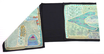 Global Art Traders Multicolor 198 cm Table Runner(Cotton)