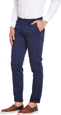 FUBAR Slim Fit Men Blue Trousers
