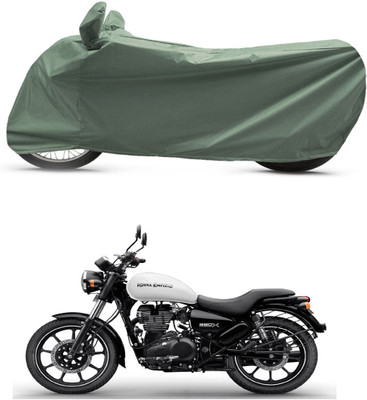 BikenWear Waterproof Two Wheeler Cover for Royal Enfield(Thunderbird 500, Green)