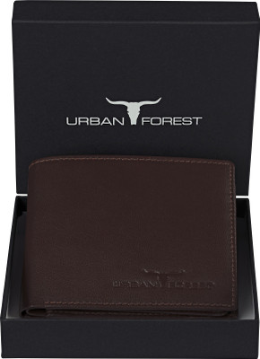 URBAN FOREST Men Casual, Formal Brown Genuine Leather Wallet(9 Card Slots)