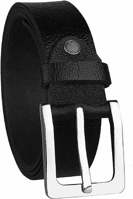 KAEZRI Men Evening, Party, Formal, Casual Black Genuine Leather Belt