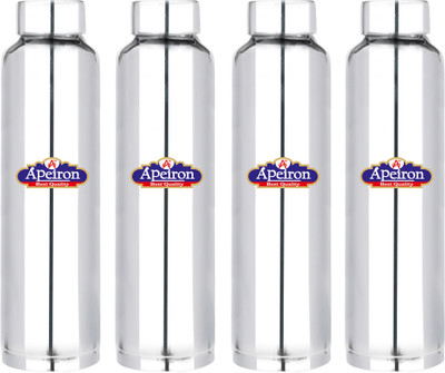 Apeiron 1000 ml Steel Bottle(Pack of 4, Silver)