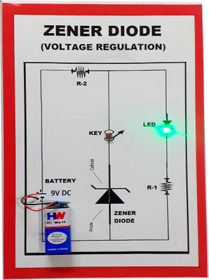 MELODY's Zener Diode Voltage Regulation - Physics - Science Working Model for School Project Educational Electronic Hobby Kit