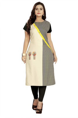AAROHI ENTERPRISE Women Printed Straight Kurta(Multicolor)