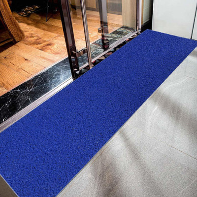 KUBER INDUSTRIES Rubber Door Mat(Blue, Free)