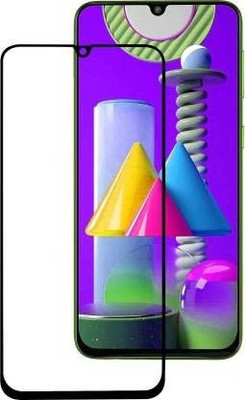 LIKEDESIGN Edge To Edge Tempered Glass for Samsung Galaxy M21(Pack of 1)
