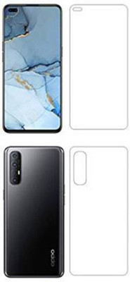 PR SMART Front and Back Tempered Glass for Oppo Reno 3 Pro(Pack of 2)