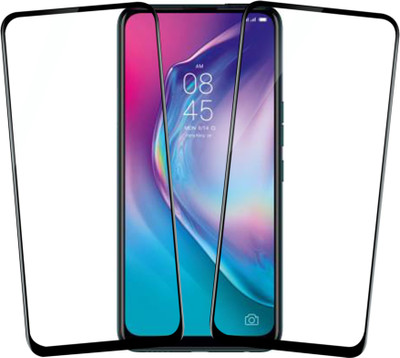 VAlight Edge To Edge Tempered Glass for TECNO CAMON 15 PRO(Pack of 2)
