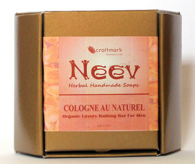 Neev Cologne au naturel - Organic Luxury Bthibg Bar for Men(100 g)