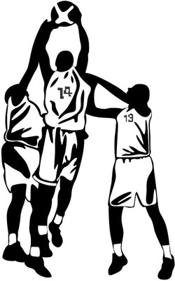Littlebuds 70 cm Basketball Player Removable Sticker(Pack of 1)