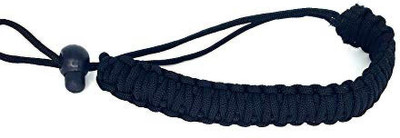 SHOPEE Braided Paracord Hand Grip Wrist Bracelet Strap for All DSLR Camera/Binoculars (Black ) Strap(Black)