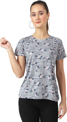 LAZIO Casual Floral Print Women Multicolor Top