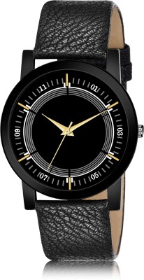 EzySellz LR48 Black Golden Hands Analog Watch  - For Men