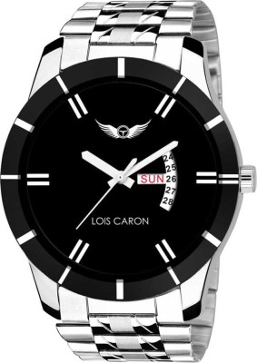 LOIS CARON LCS-8049 TRENDING DAY & DATE FUNCTIONING Analog Watch  - For Men