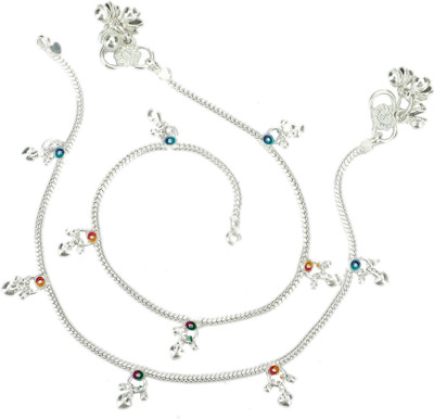 SHASHI ORNAMENTS Alloy Anklet(Pack of 2)