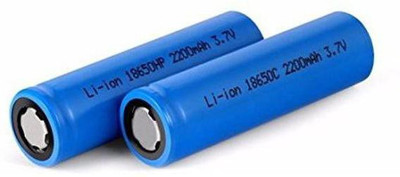 Bellveen 18650  3.7 V 2200 mAh Rechargeable Lithium-Ion  - Pack of 2  Battery(Pack of 2)