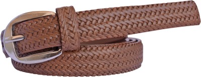 HENEDA Women Casual Brown Synthetic Belt