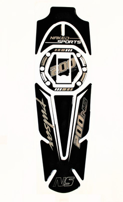 acube mart Sticker & Decal for Bike(Black, White, Beige)