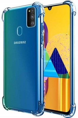 Bodoma Bumper Case for Samsung Galaxyx M21/Galaxy M30s(Transparent, Grip Case, Silicon, Pack of: 1)