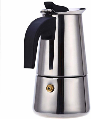 Dhuli Stainless Steel Espresso Coffee Maker/Percolator Coffee Moka Pot Maker 6 Cups Coffee Maker(Silver)