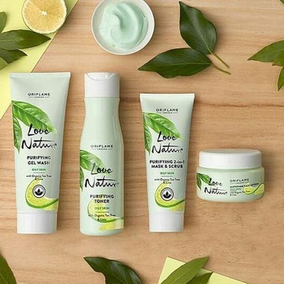 Oriflame Sweden Love Nature Purifying set(4 Items in the set)