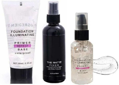 Miss Hot Beauty Make up Primer With Fixer & Tube Primer (Pack of 3)(3 Items in the set)