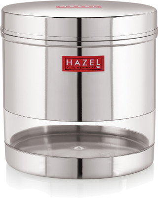 HAZEL Steel Grocery Container  - 1350 ml(Silver)