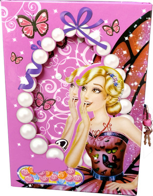 TECHNOCHITRA Cute Kitty Angel DESIGN SECRET PERSONAL LOCK DIARY Regular Diary Single 65 Pages(Pink)