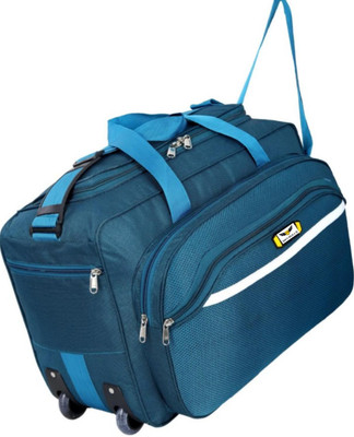 SKY BULLS (Expandable) Stylish Quality fabric Waterproof bag Duffel With Wheels (Strolley)