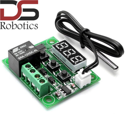 SPECTRACORE Dc Digital Cooling/Heating W1209 50~100 Digital Temperature Controller Thermostat, 12V Temperature Sensor and Controller Electronic Hobby Kit