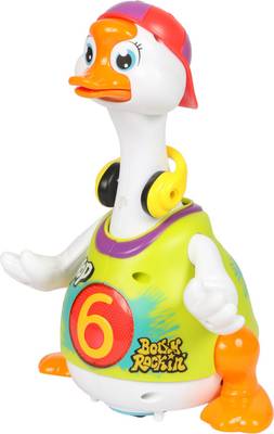 Planet of Toys Hip Hop Dancing Walking Swing Goose Educational Musical Gift Toy For Kids  (Multicolor)