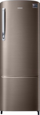 SAMSUNG 255 L Direct Cool Single Door 3 Star Refrigerator  (Luxe Brown, RR26T373YDX/HL)