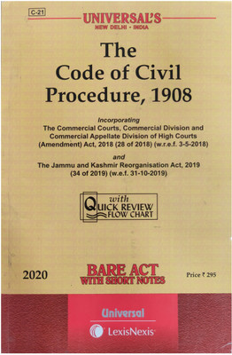 The Code Of Civil Procedure 1908 Bare Act(Paperback, Editorial Board)