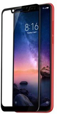 INFINITYWORLD Edge To Edge Tempered Glass for Mi Redmi Note 6 Pro(Pack of 1)