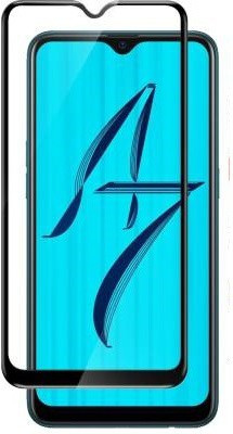 Hyper Edge To Edge Tempered Glass for OPPO A7(Pack of 1)