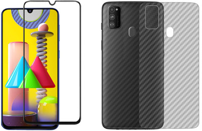 VaiMi Front and Back Tempered Glass for Samsung Galaxy M30S, Samsung Galaxy M21(Pack of 2)