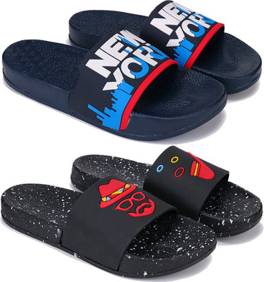 Earton Men Slides(Multicolor , 9)