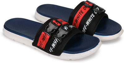Earton Men Slides(Blue , 8)