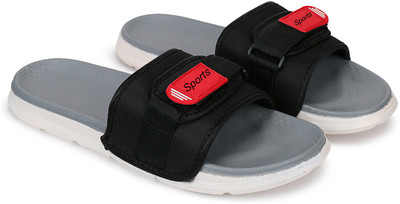 Earton Men Slides(Grey , 7)