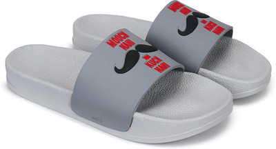 Earton Men Slides(Grey , 6)