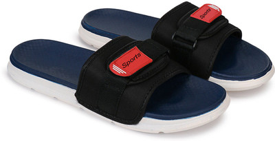 Earton Men Slides(Blue , 7)