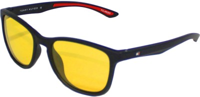TOMMY HILFIGER Wayfarer Sunglasses(For Men & Women, Yellow)