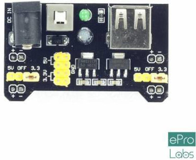jivith Breadboard Power Supply Module 3.3V 5V Electronic Components Electronic Hobby Kit