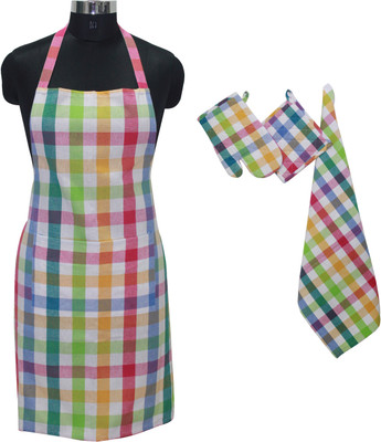 OASIS Multicolor Cotton Kitchen Linen Set(Pack of 4)